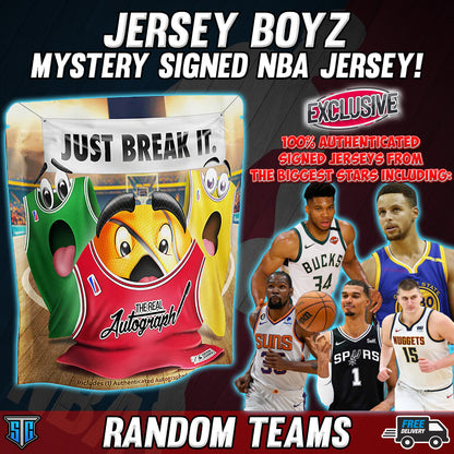 Break 315 - NBA - Jersey Boys Signed Jersey - Three Teams Per Spot!