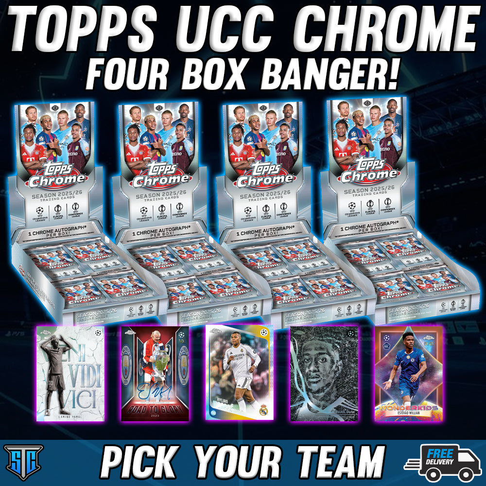Break 1778 - SOCCER - 2025-26 Topps Chrome UEFA Club Comps 4 Boxer - PICK YOUR TEAM/PLAYER