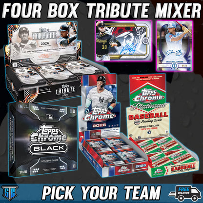 Break 2073 - MLB - Four Box Tribute Mixer - PICK YOUR TEAM