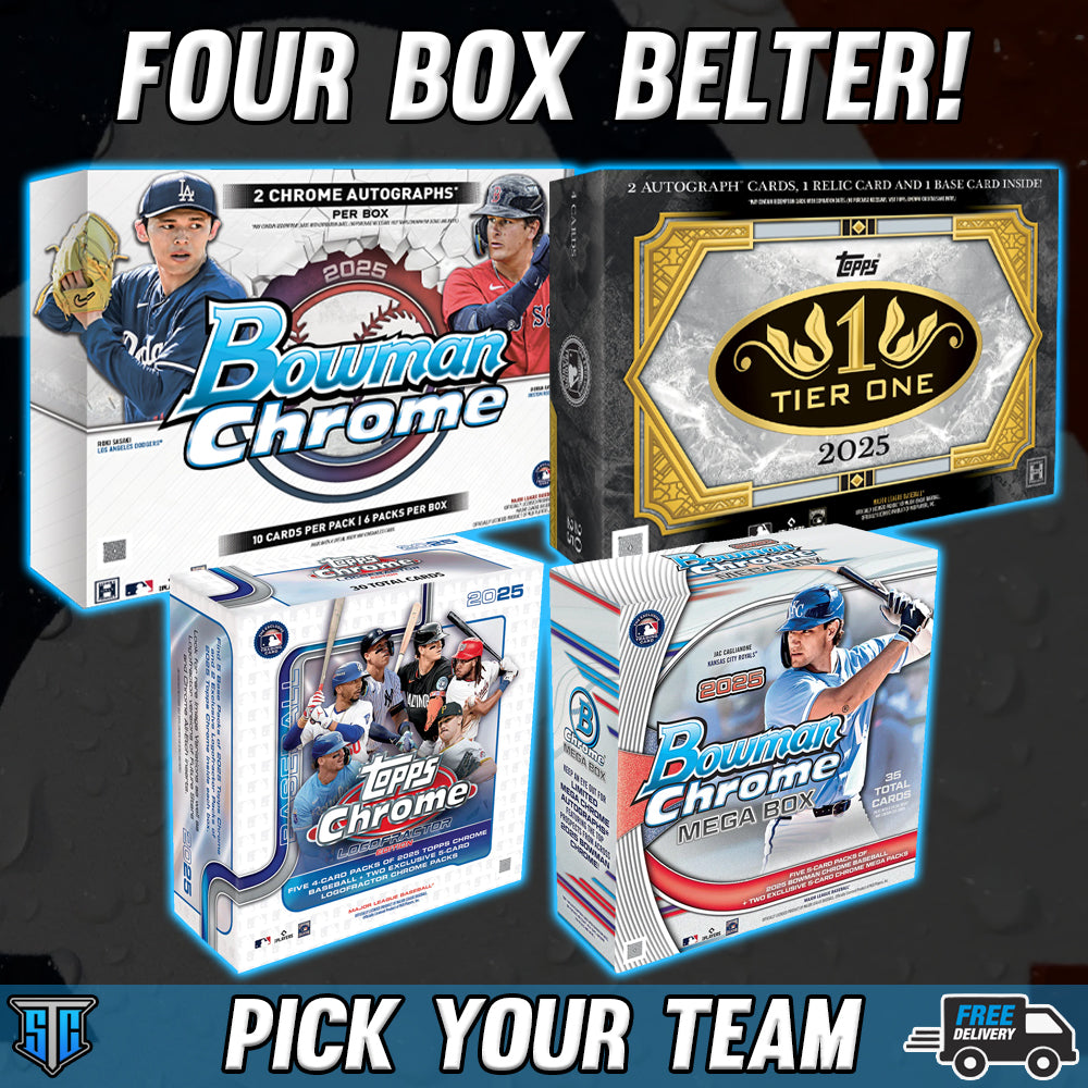 Break 1101 - MLB - 4 Box Belter! - PICK YOUR TEAM – Stomp Trading Cards