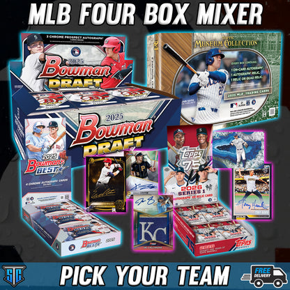 Break 1637 - MLB - 4 Box Mixer! - PICK YOUR TEAM