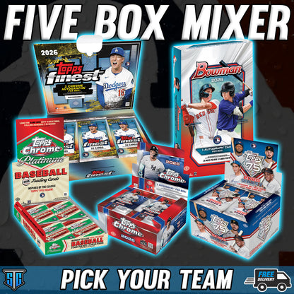Break 1982 - MLB - Five Box Mixer - PICK YOUR TEAM
