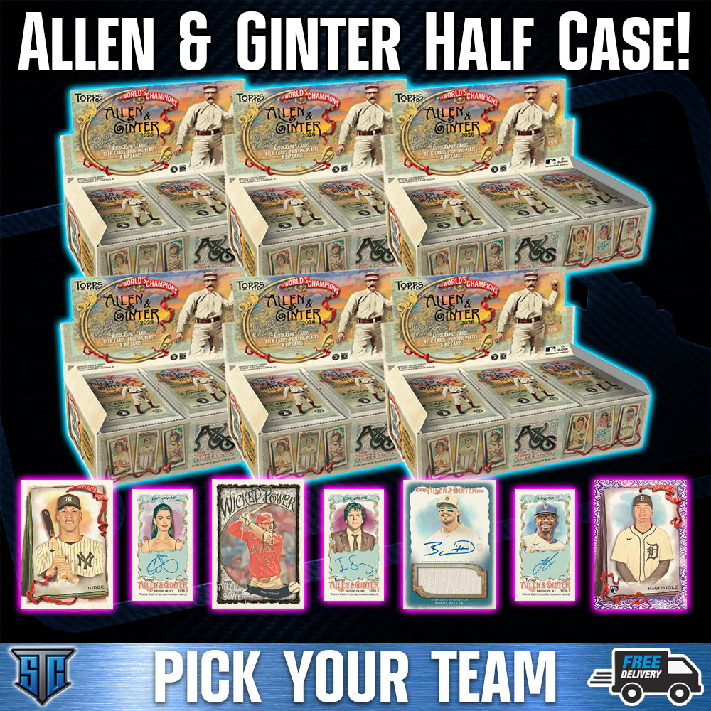 Break 2164 - MLB - NEW RELEASE 2026 Allen & Ginter Hobby HALF CASE (2ND HALF) - PICK YOUR TEAM