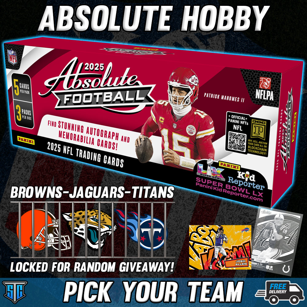 Break 1432 - NFL - Absolute Hobby - PICK YOUR TEAM