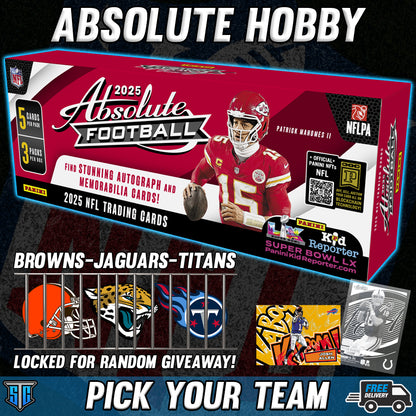 Break 1432 - NFL - Absolute Hobby - PICK YOUR TEAM