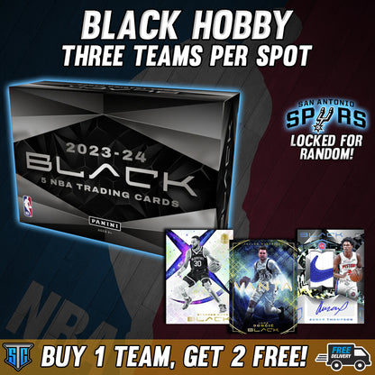 Break 184 - NBA - BLACK - Buy 1 Team - Get 2 Free!