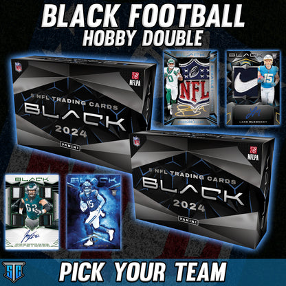 Break 029 - NFL - Black Football Double - PICK YOUR TEAM!