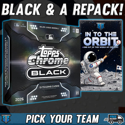 Break 1734 - MLB - Black & a Repack! - PICK YOUR TEAM