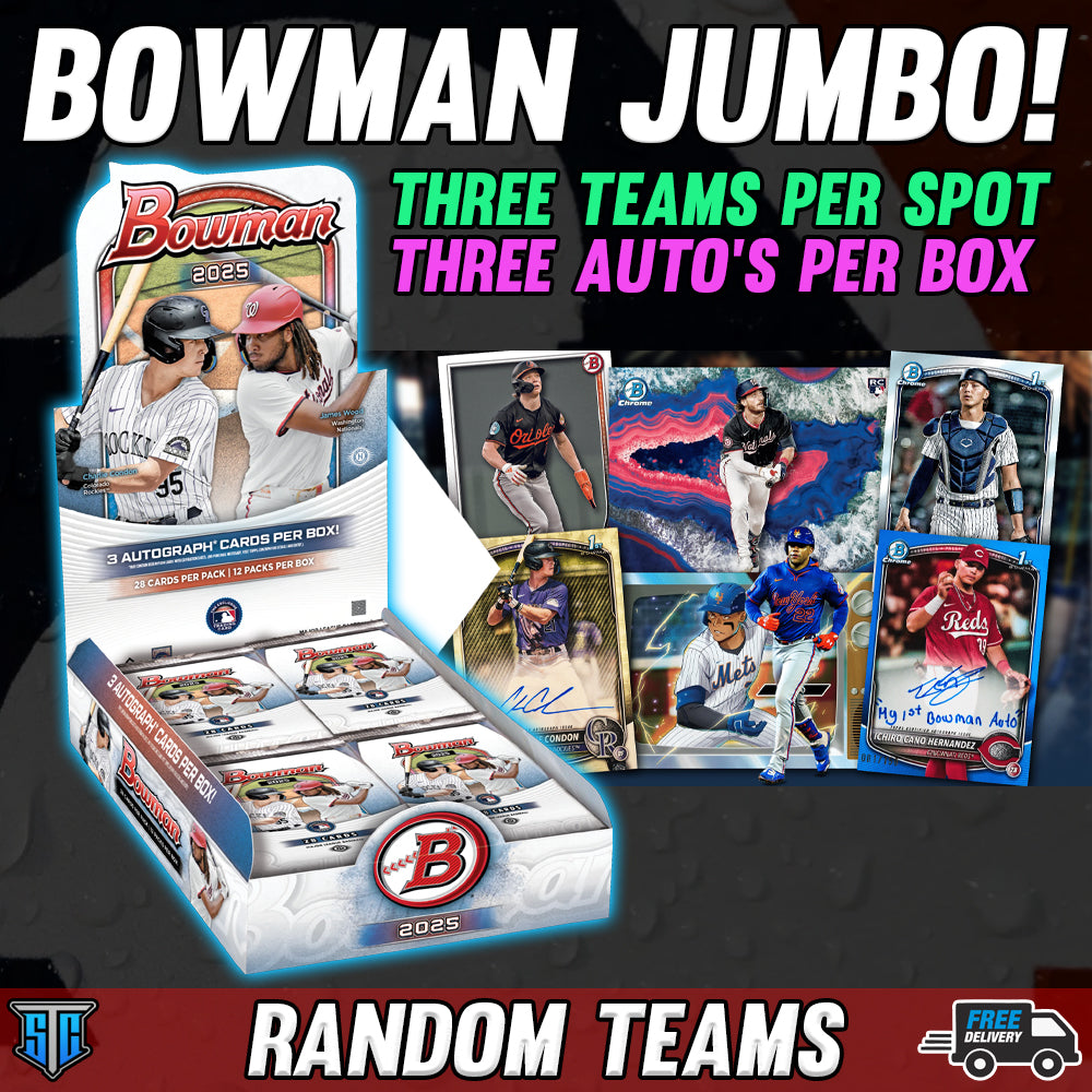 Break 653 - MLB - Bowman Jumbo! - Three Teams Per Spot
