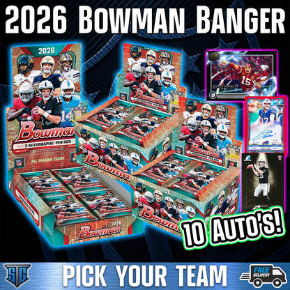 Break 2150 - NFL - RELEASE DAY! - 2026 Bowman Banger