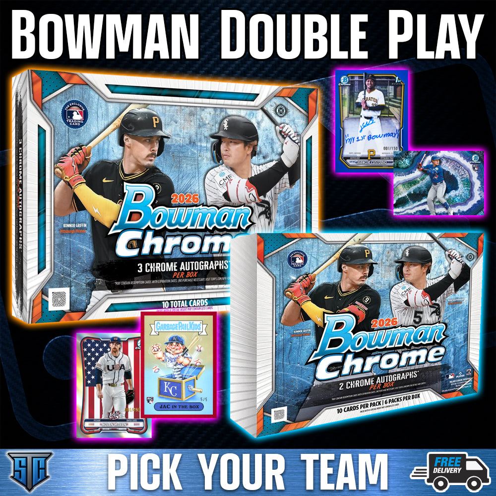 Break 2109 - MLB - Bowman Chrome Double Play - PICK YOUR TEAM