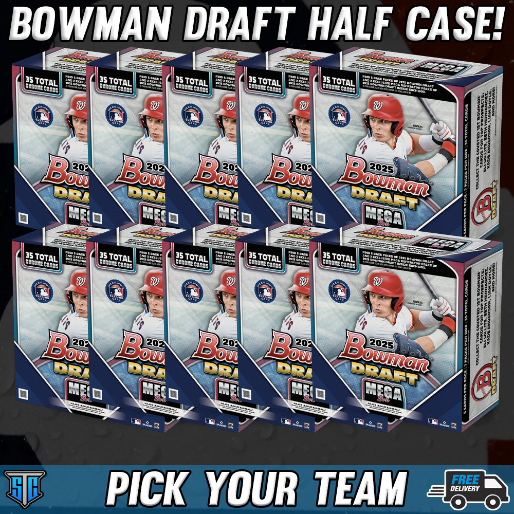 Break 1509 - MLB - 2025 Bowman Draft Mega Half Case! - PICK YOUR TEAM