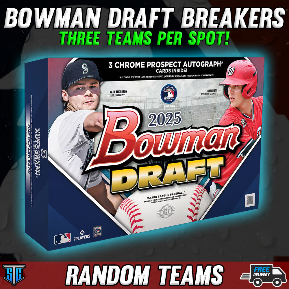 Break 1357 - MLB - 2025 Bowman Draft Breakers Delight! - THREE TEAMS PER SPOT!
