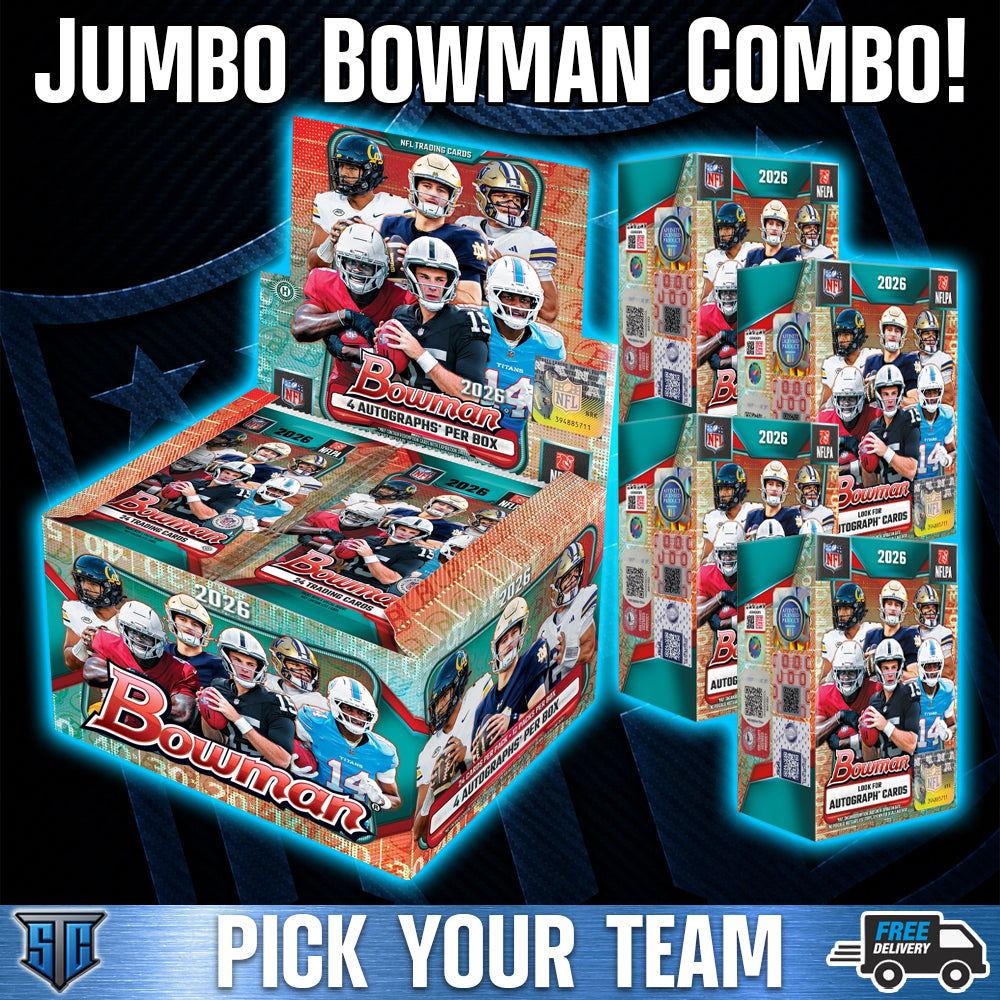 Break 2168 - NFL - Bowman Jumbo Combo - PICK YOUR TEAM