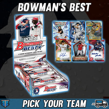 Break 196 - MLB - 2024 Bowman's Best - Pick Your Team