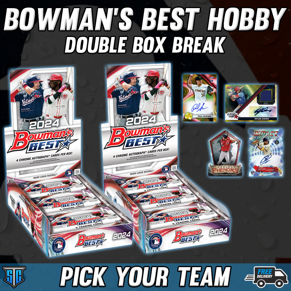 Break 120 - MLB - 2024 Bowman's Best Double - Pick Your Team