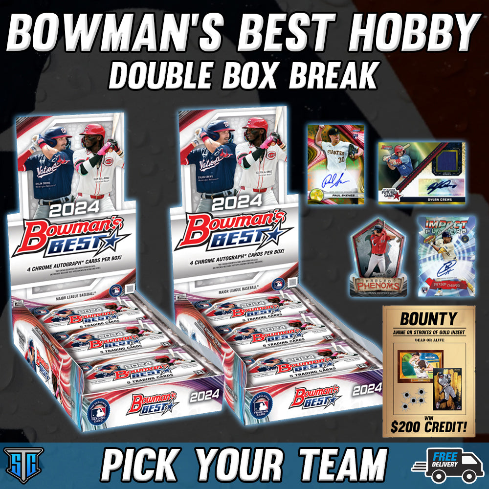 Break 141 - MLB - 2024 Bowman's Best Double + $200 BOUNTY!