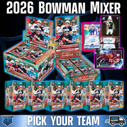 Break 2187 - NFL - Bowman Mixer - PICK YOUR TEAM