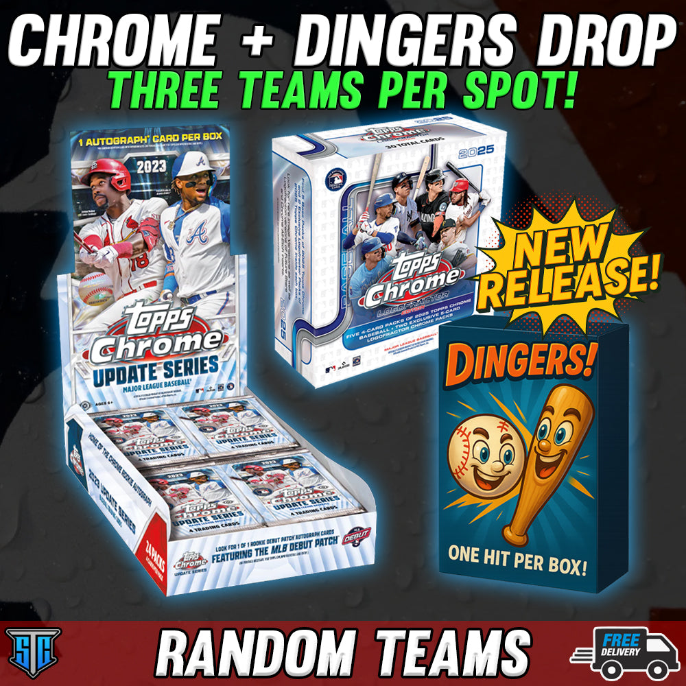 Break 946 - MLB - Chrome + Dingers Drop - THREE TEAMS PER SPOT!