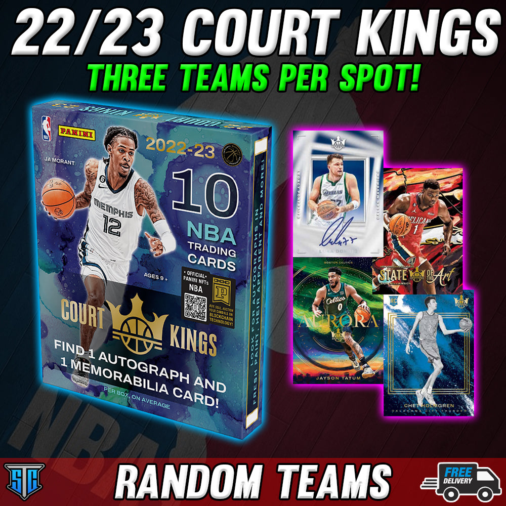 Break 2093 - NBA - 22/23 Court Kings Hobby - THREE TEAMS PER SPOT