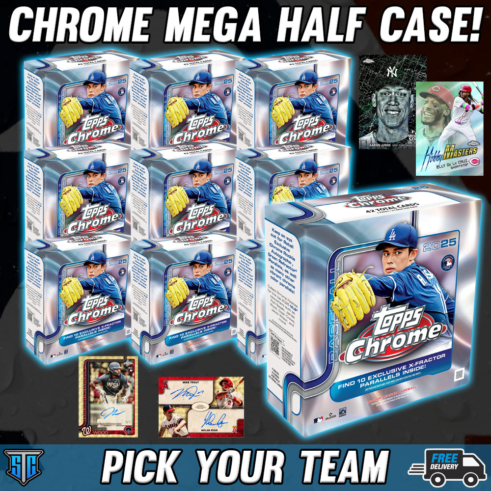 Break 884 - MLB - Topps Chrome Mega Half Case - PICK YOUR TEAM