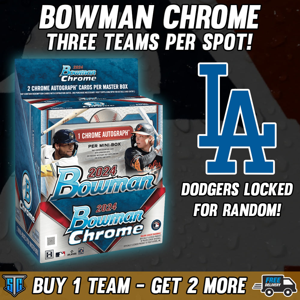 Break 375 - MLB - Chrome 10 Spotter - Pick 1 Team & Get 2 Free!