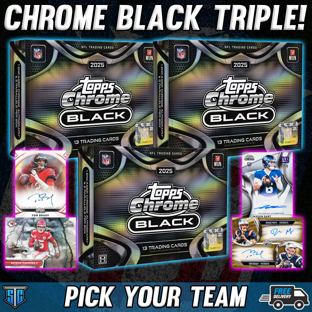 Break 1872 - NFL - Chrome Black Triple - PICK YOUR TEAM