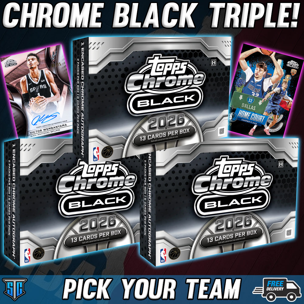 Break 2057 - NBA - 25/26 Chrome Black RELEASE DAY Triple - PICK YOUR TEAM