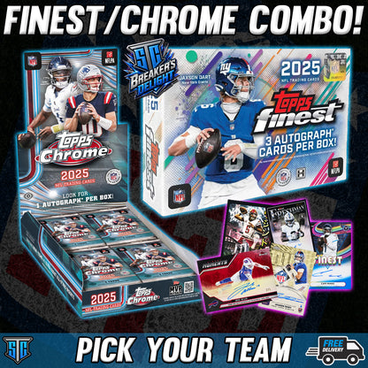 Break 1759 - NFL - Finest/Chrome Combo - PICK YOUR TEAM
