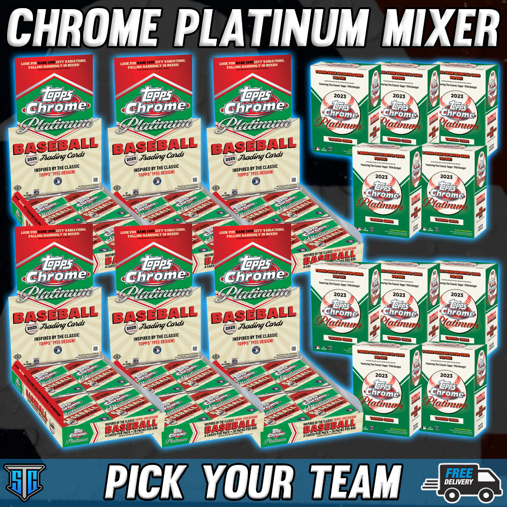 Break 1782 - MLB - *NEW RELEASE* 2025 Topps Chrome Platinum Mixer ROUND 3! - PICK YOUR TEAM