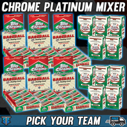 Break 1782 - MLB - *NEW RELEASE* 2025 Topps Chrome Platinum Mixer ROUND 3! - PICK YOUR TEAM