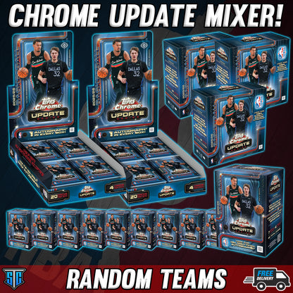 Break 1984 - NBA - Chrome Update 15 Box Mixer - Only $199 a Spot!
