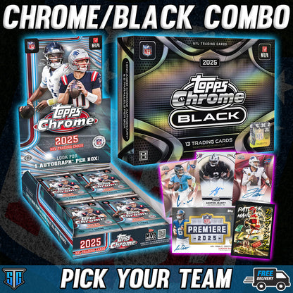 Break 1955 - NFL - Chrome /Black Combo - PICK YOUR TEAM