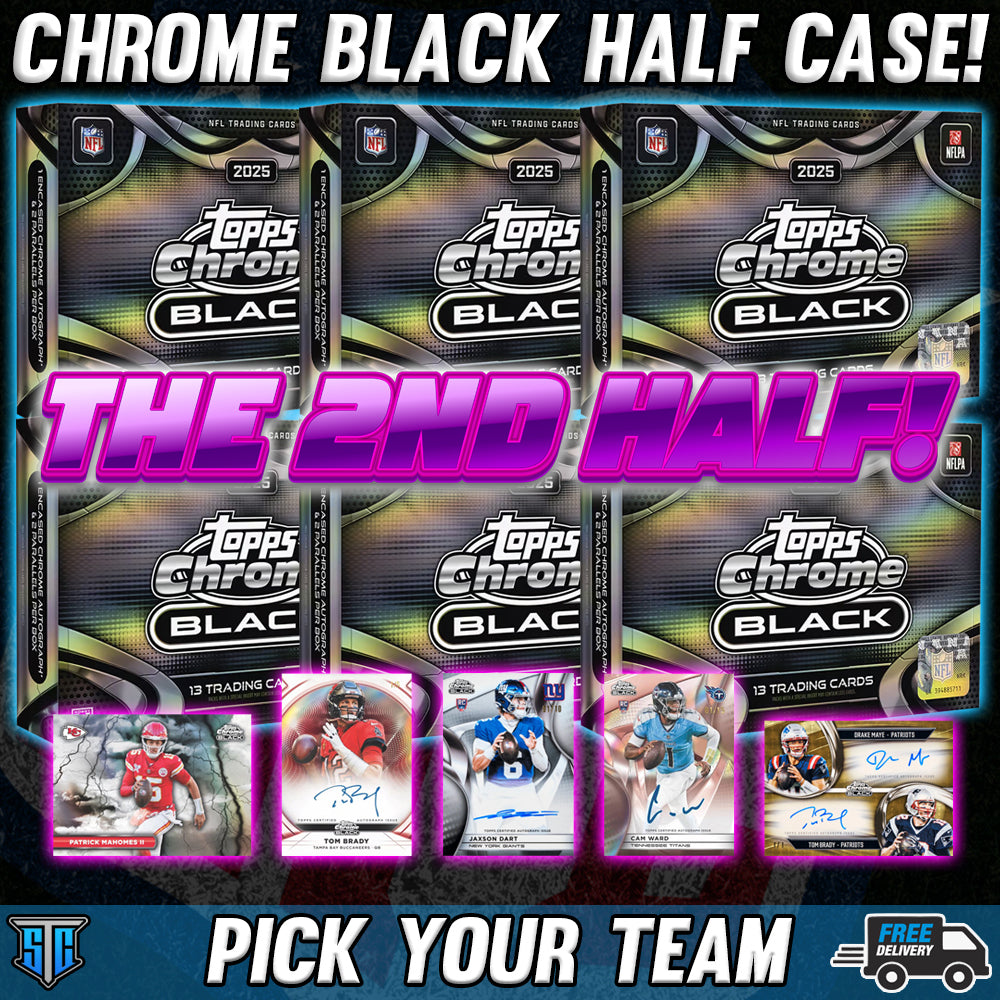 Break 1881 - NFL - Chrome Black 2nd Half Case - PICK YOUR TEAM