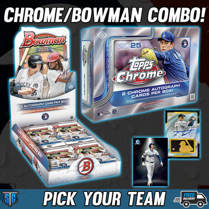 Break 852 - MLB - Chrome Breakers Delight/Bowman Double - PICK YOUR TEAM