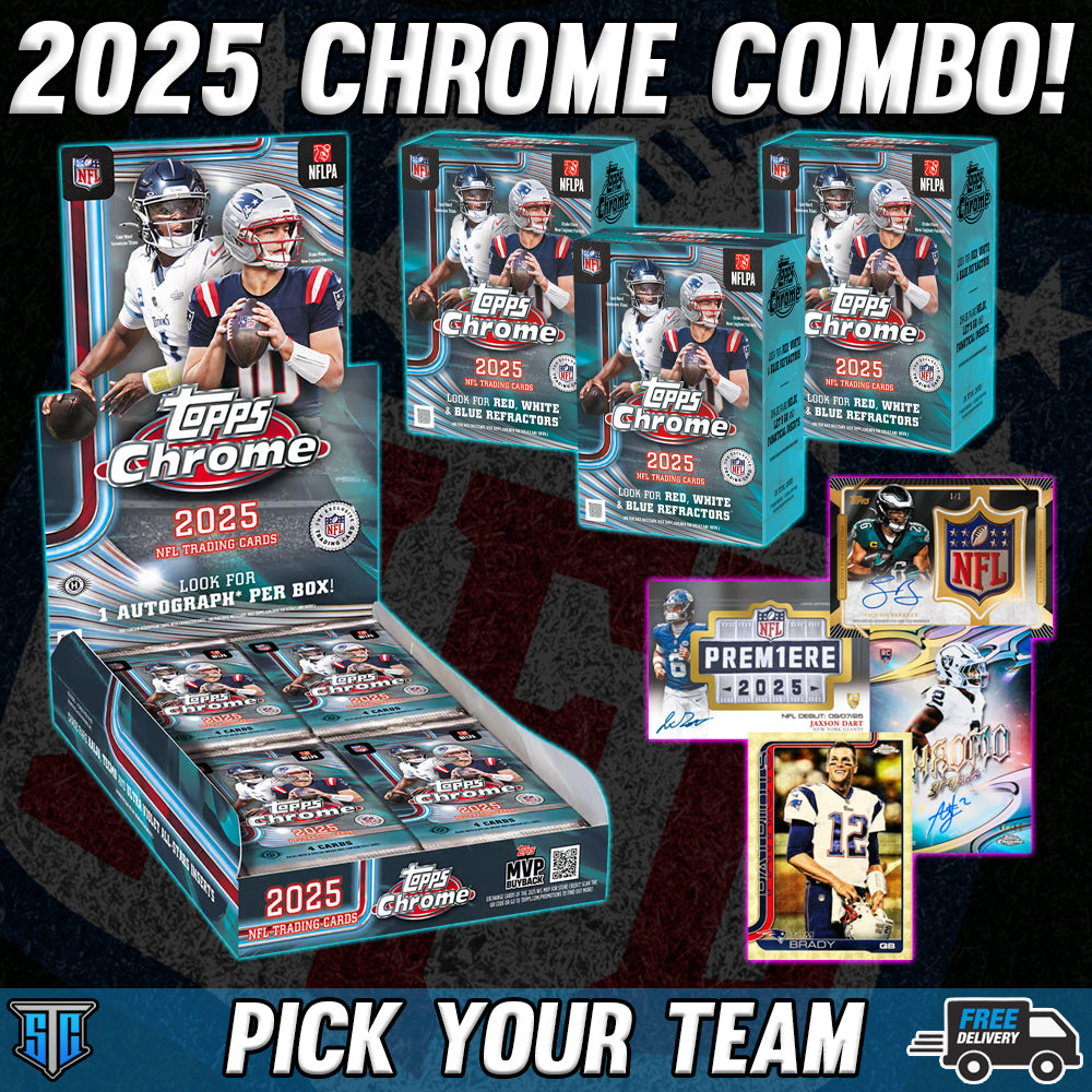 Break 1626 - NFL - 2025 Topps Chrome Combo - PICK YOUR TEAM