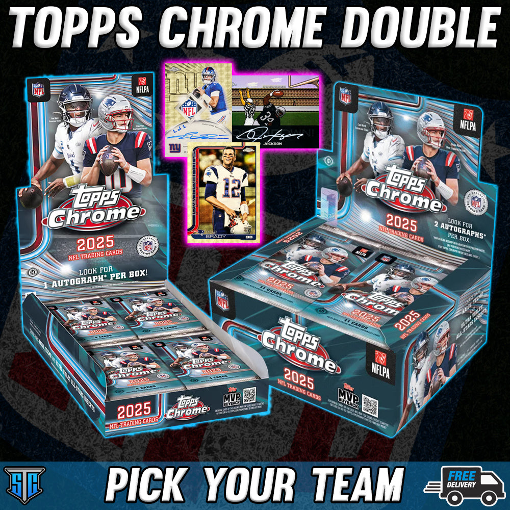 Break 1636 - NFL - 2025 Topps Chrome Double - PICK YOUR TEAM