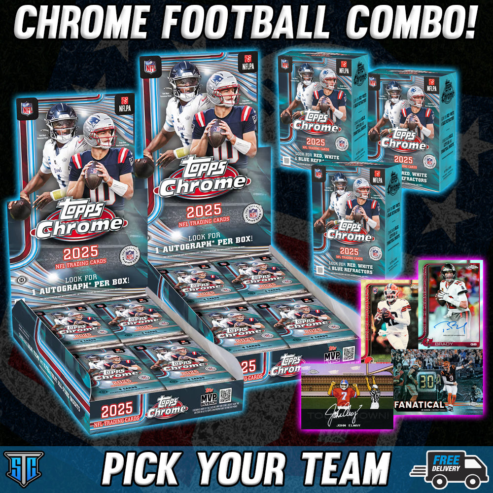 Break 1644 - NFL - 2025 Topps Chrome Combo - PICK YOUR TEAM