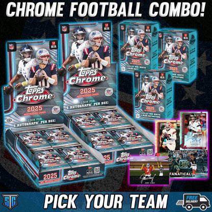 Break 1644 - NFL - 2025 Topps Chrome Combo - PICK YOUR TEAM