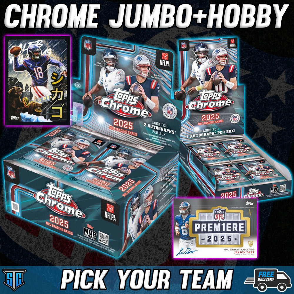 Break 1692 - NFL - Jumbo + Hobby Combo - PICK YOUR TEAM