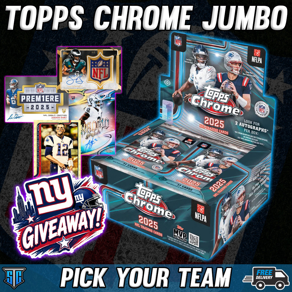 Break 1794 - NFL - Topps Chrome Jumbo - GIANTS GIVEAWAY!