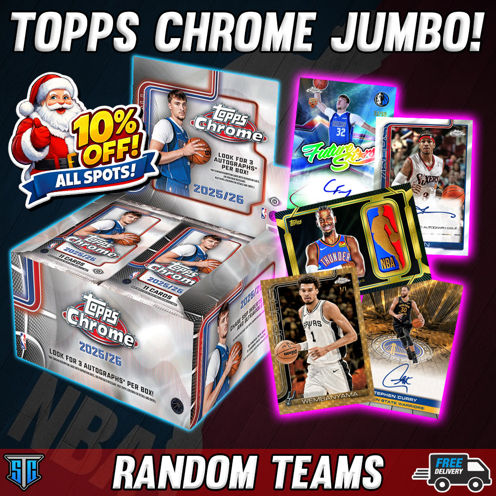 Break 1261 - NBA - Topps Chrome JUMBO - Three Teams Per Spot!