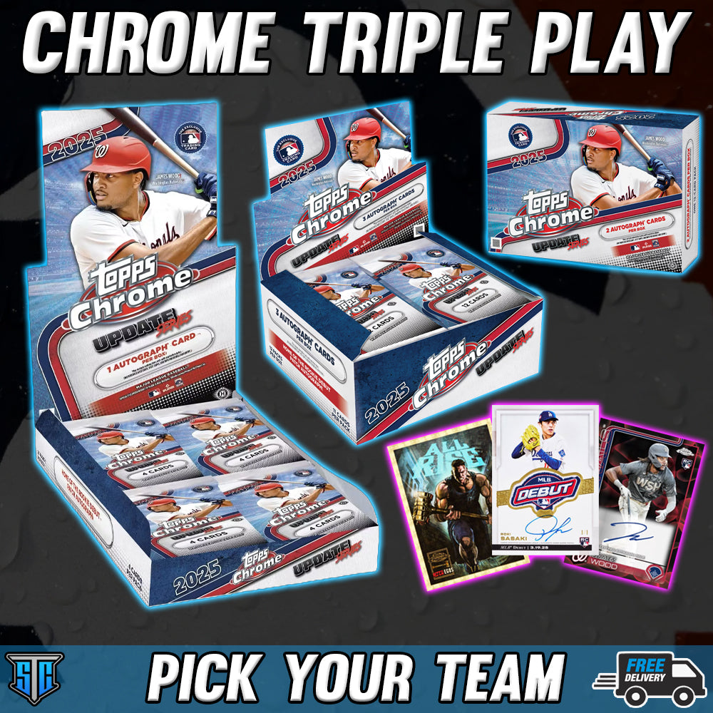 Break 1222 - MLB - Chrome Triple Play - PICK YOUR TEAM