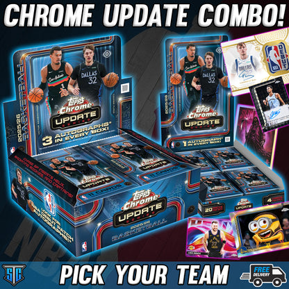 Break 1980 - NBA - 25/26 Topps Chrome Update Combo - PICK YOUR TEAM
