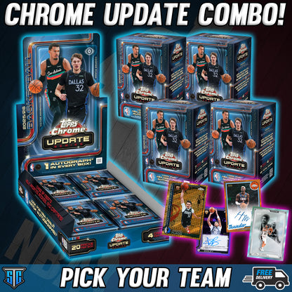 Break 2056 - NBA - 25/26 Topps Chrome Update Combo - PICK YOUR TEAM