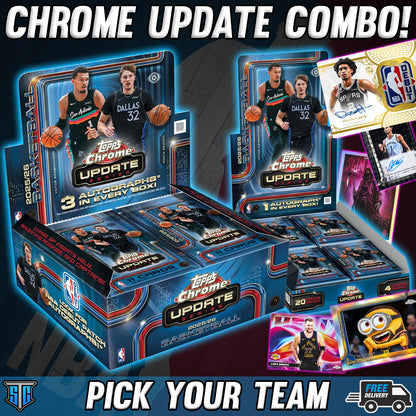 Break 2017 - NBA - 25/26 Topps Chrome Update Combo - PICK YOUR TEAM