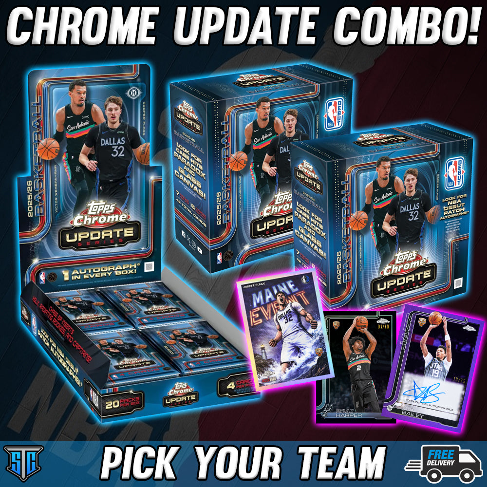 Break 2029 - NBA - 25/26 Topps Chrome Update Combo - PICK YOUR TEAM