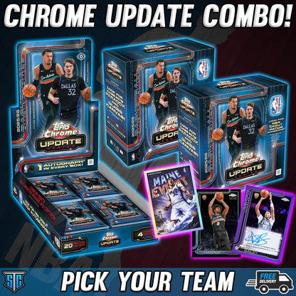 Break 2029 - NBA - 25/26 Topps Chrome Update Combo - PICK YOUR TEAM