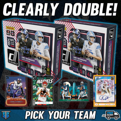 Break 638 - NFL - Clearly Double - PICK YOUR TEAM