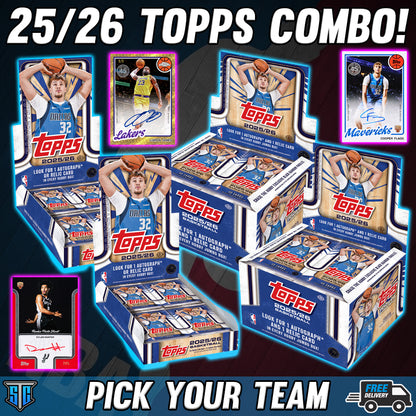 Break 1075 - NBA - 25/26 Topps Combo - PICK YOUR TEAM